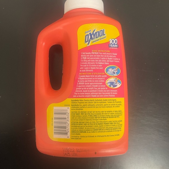 Lot of 5–Oxydol Classic Detergent, 32oz, Tropical Blossom Scent - - Picture 4 of 4